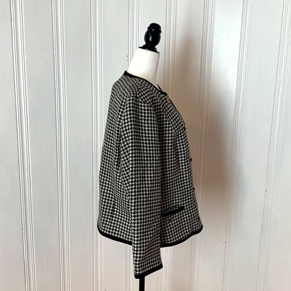 BASLER vintage houndstooth blazer - Picture 3 of 9